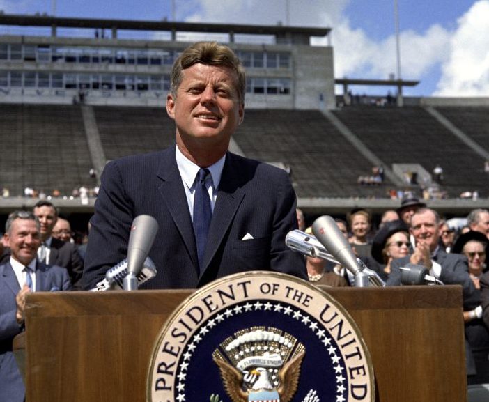 President John F. Kennedy’s Decision to go to the Moon Address at Rice University President John F. Kennedy’s Decision to go to the Moon Address at Rice University